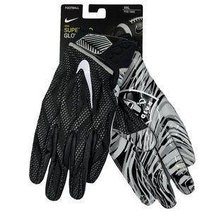 Nike, Accessories, Nike Superbad Football Gloves 45 Las Vegas Raiders  Xxl2xl